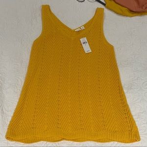 Knit tank top